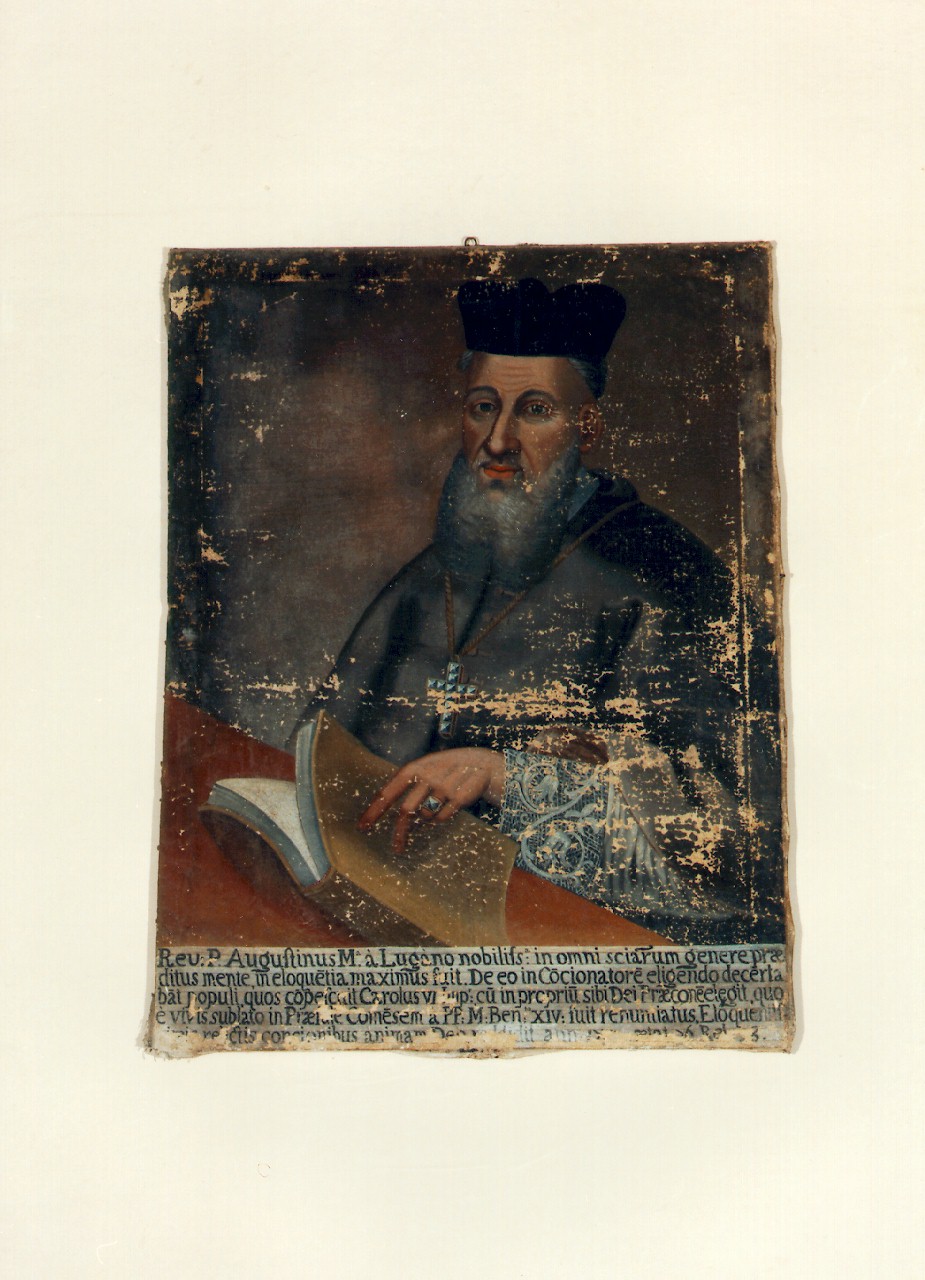 ritratto di padre Agostino da Lugano (dipinto) - ambito siciliano (Seconda metà sec. XIX)