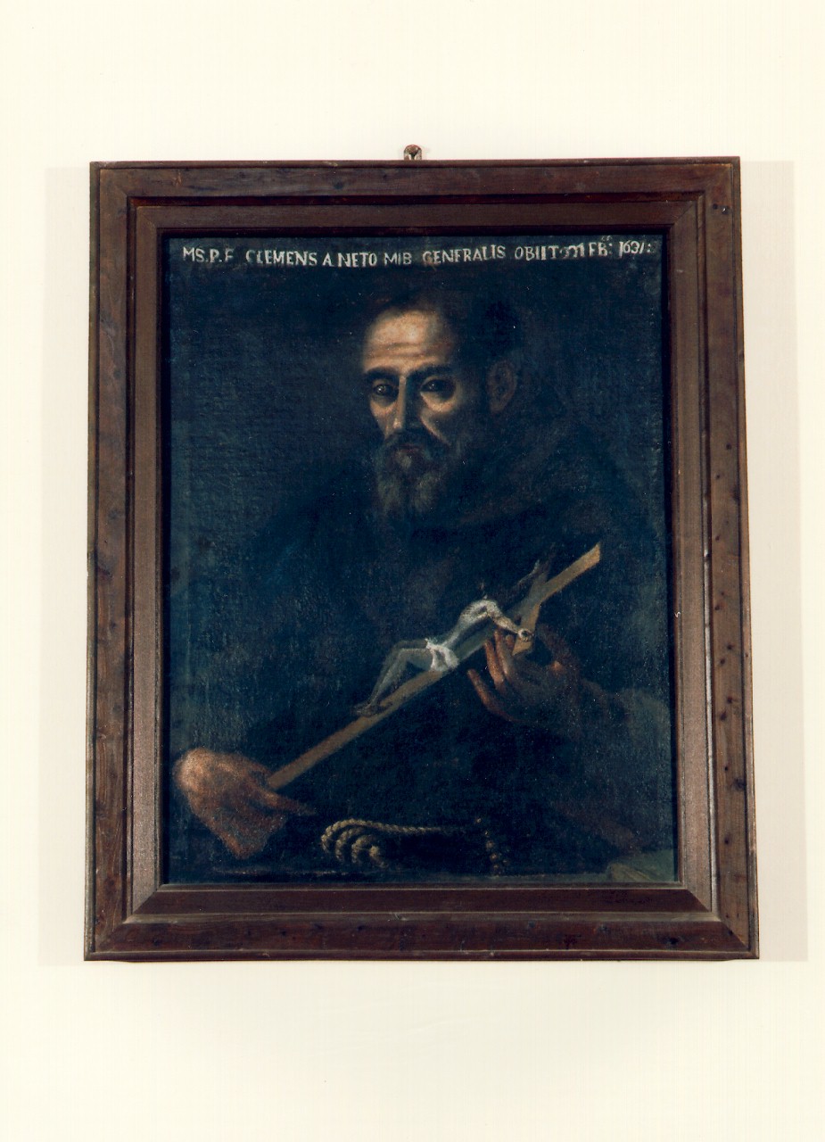 ritratto di frate Clemente da Noto (dipinto) - ambito siciliano (Prima metà sec. XVIII)