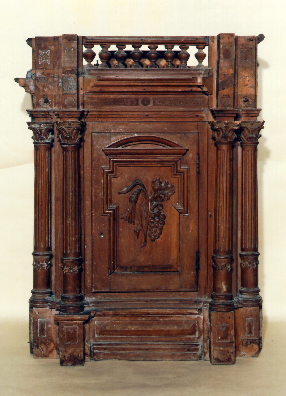 tabernacolo - a tempietto con pianta poligonale - produzione siciliana (sec. XIX)