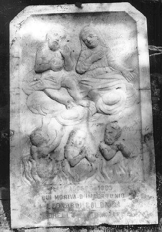 Cristo e la Madonna (rilievo) - bottega italiana (inizio sec. XX)