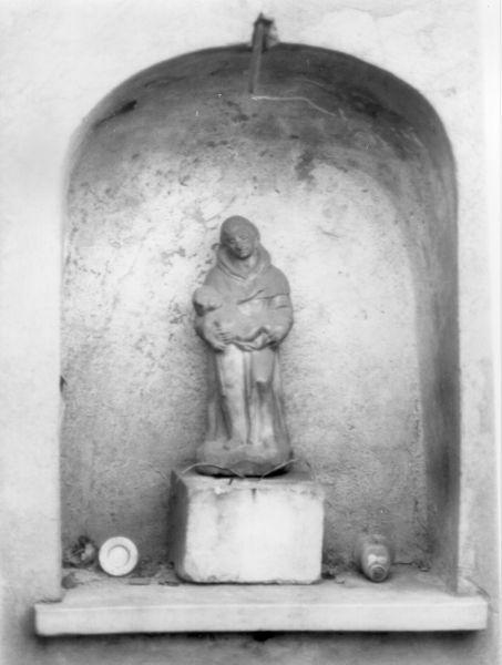 Sant'Antonio da Padova con il bambino (statuetta) - ambito apuoversiliese (sec. XVIII)