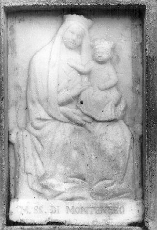 Madonna di Montenero, Madonna con Bambino (rilievo) - bottega italiana (sec. XIX)