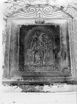 MADONNA DEL CARMELO (rilievo) - ambito apuoversiliese (sec. XVII)