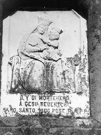 Madonna di Montenero, Madonna con Bambino (rilievo) - bottega italiana (sec. XX)