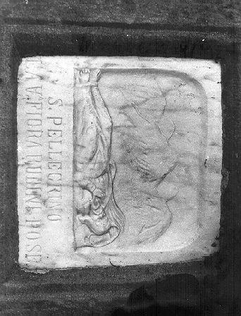 SAN PELLEGRINO (rilievo) - bottega italiana (sec. XIX)