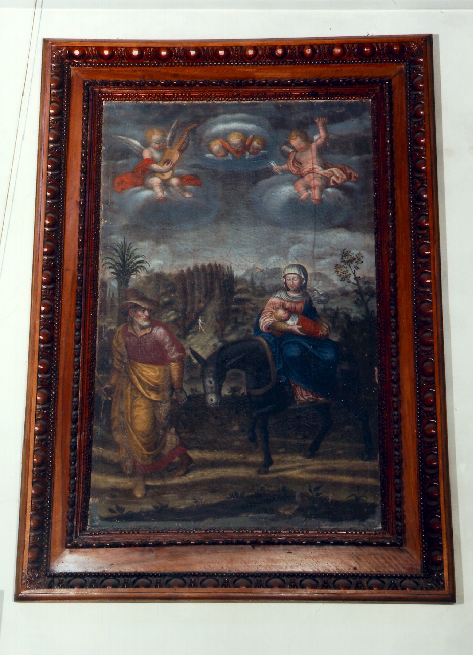 fuga in Egitto (dipinto) - ambito siciliano (sec. XVIII)