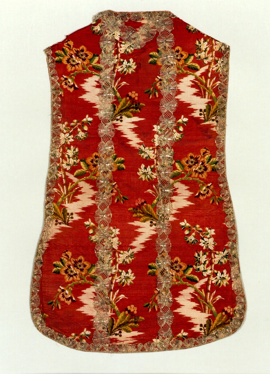 pianeta - manifattura siciliana (primo quarto sec. XIX)