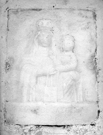 Madonna del Carmelo (rilievo) - bottega italiana (sec. XIX)