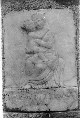 Madonna delle Grazie, Madonna con Bambino (rilievo) - bottega italiana (sec. XIX)