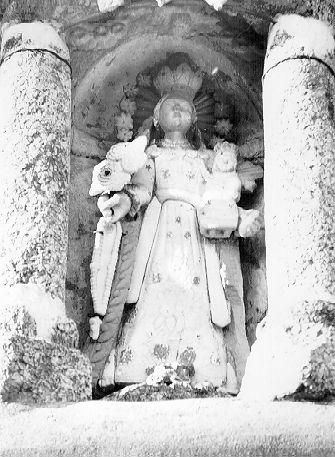 MADONNA DEL ROSARIO (statuetta) - bottega italiana (sec. XIX)