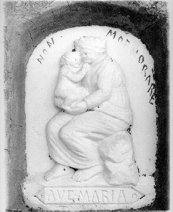 MADONNA CON BAMBINO (rilievo) - bottega italiana (sec. XX)