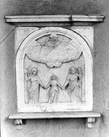 SACRA FAMIGLIA (rilievo) - bottega toscana (sec. XVIII)