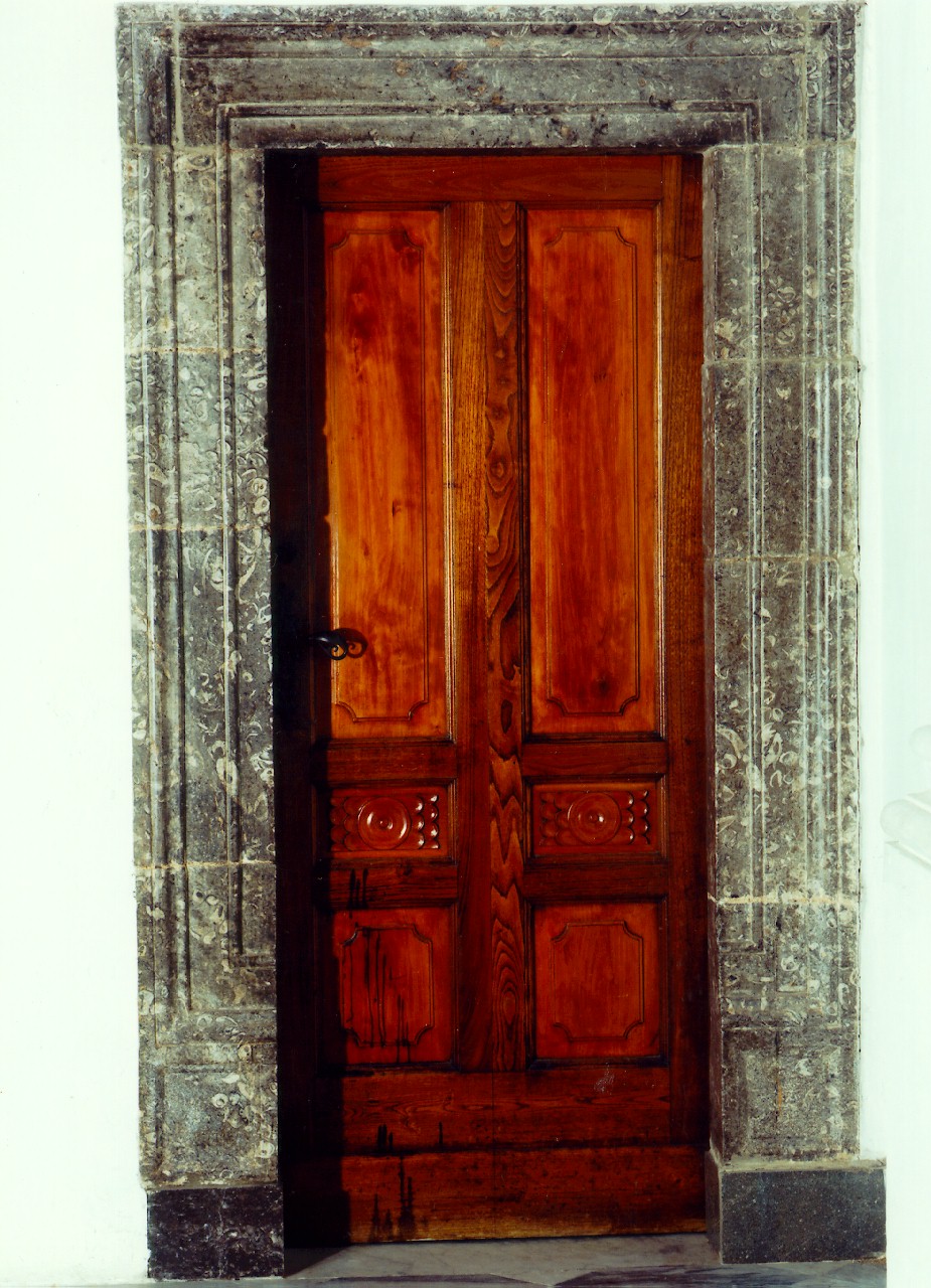 mostra di porta, serie - ambito siciliano (Seconda metà sec. XVII)