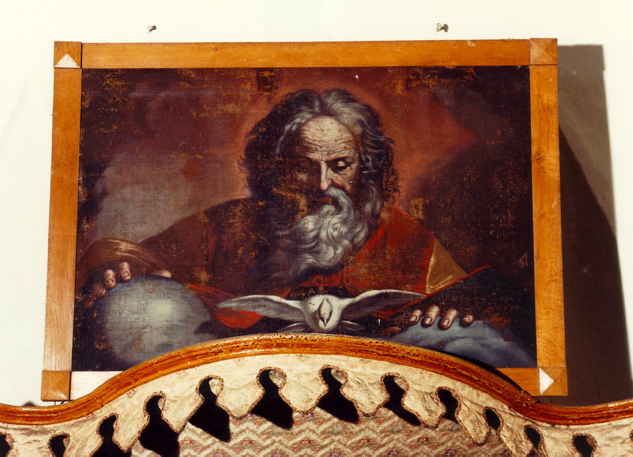 Dio Padre e colomba dello Spirito Santo (dipinto) - ambito siciliano (sec. XVIII)
