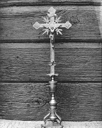 croce d'altare, serie - ambito italiano (secc. XVIII/ XIX)