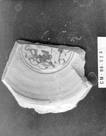 scodella, frammento - bottega italiana (secc. XV/ XVI)