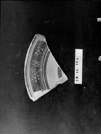 piatto, frammento - bottega italiana (secc. XV/ XVI)