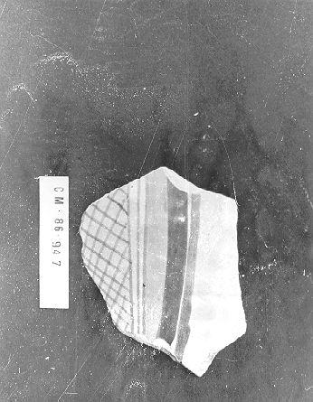 boccale, frammento - bottega italiana (secc. XV/ XVI)