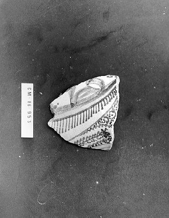 boccale, frammento - bottega italiana (secc. XV/ XVI)