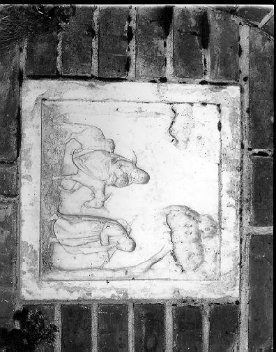 FUGA IN EGITTO (rilievo) - bottega apuana (sec. XIX)