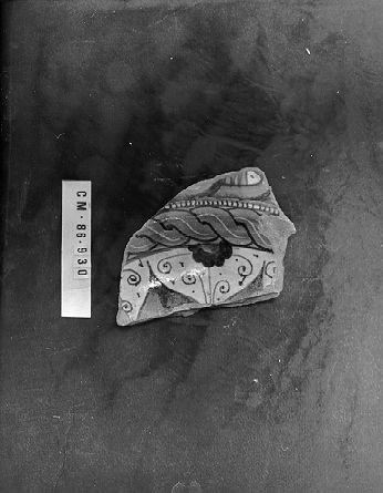 scodella, frammento - bottega italiana (secc. XV/ XVI)