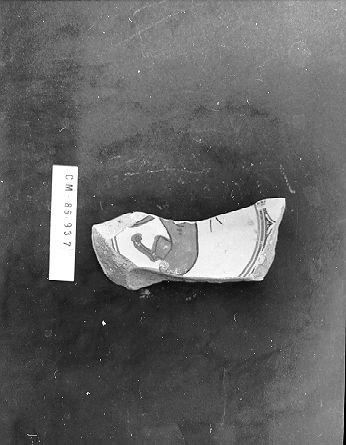 piatto, frammento - bottega italiana (secc. XV/ XVI)