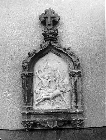 stazioni della via crucis (rilievo, serie) - bottega italiana (sec. XX)