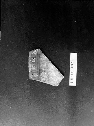 piatto, frammento - bottega italiana (secc. XV/ XVI)