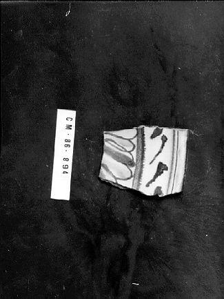 piatto, frammento - bottega italiana (secc. XV/ XVI)