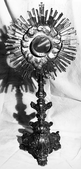 ostensorio - ambito bolognese (?) (sec. XIX)