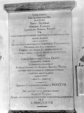 lapide commemorativa - bottega apuana (sec. XIX)