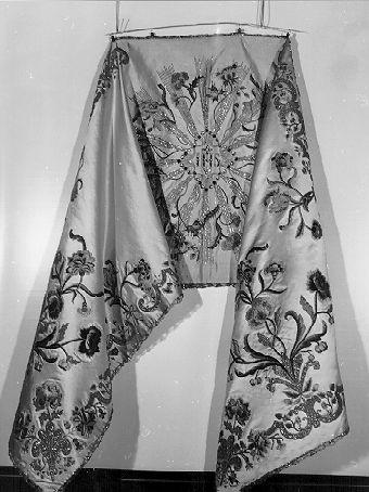 velo omerale - bottega pontremolese (prima metà sec. XIX)