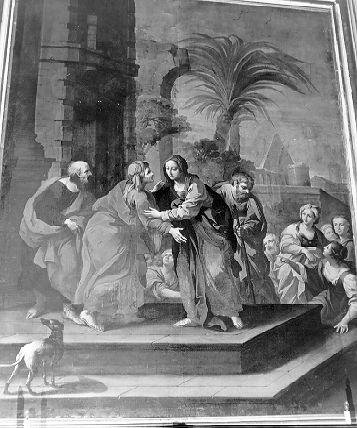 VISITAZIONE (dipinto) di Meucci Vincenzo (primo quarto sec. XVIII)
