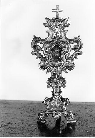 reliquiario, serie - bottega pontremolese (seconda metà sec. XVIII)