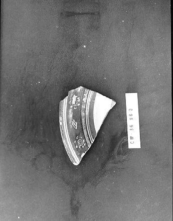 piatto, frammento - bottega italiana (secc. XV/ XVI)