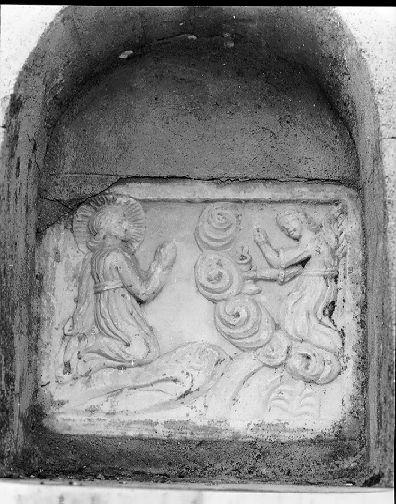 orazione di Cristo nell'orto di Getsemani (rilievo) - bottega apuana (sec. XIX)