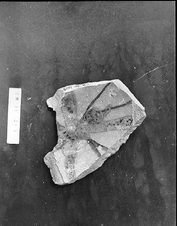 piatto, frammento - bottega italiana (secc. XIII/ XIV)