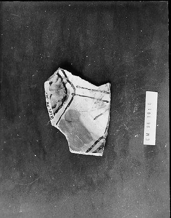 piatto, frammento - bottega italiana (secc. XIII/ XIV)