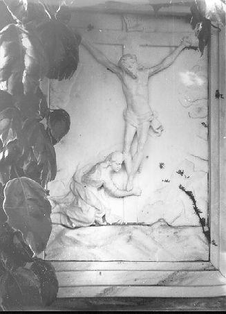 crocifissione di Cristo (rilievo) - bottega italiana (secc. XVII/ XVIII)