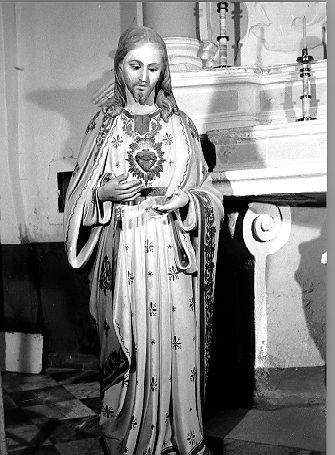 Sacro Cuore di Gesù (statua) - ambito lucchese (?) (sec. XX)