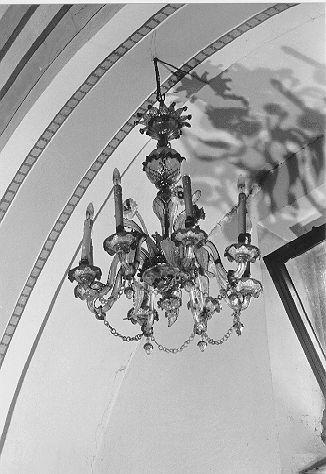 lampadario - bottega muranese (seconda metà sec. XIX)