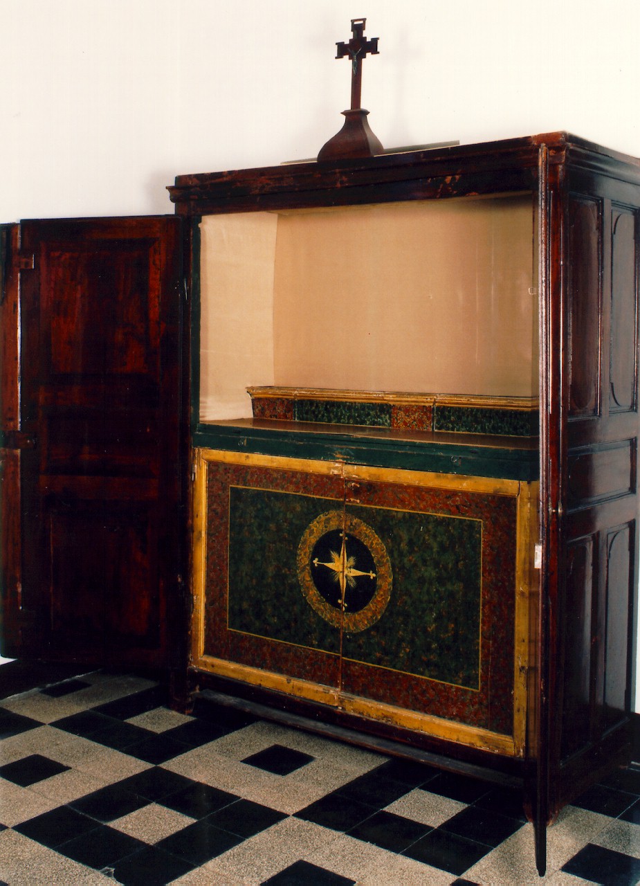 armadio-altare - produzione siciliana (Seconda metà sec. XIX)