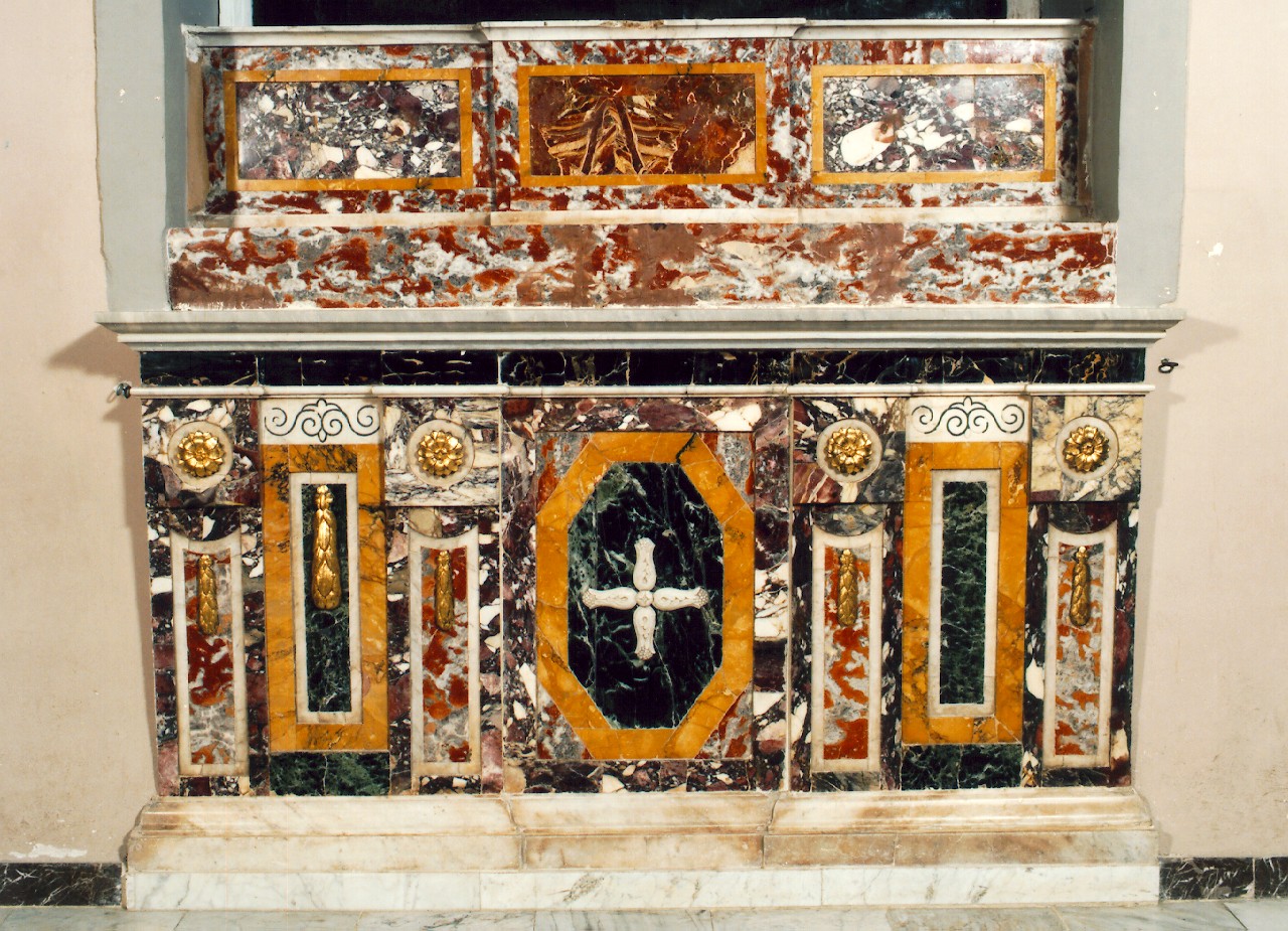 altare - a blocco, serie - ambito siciliano (Seconda metà sec. XIX)