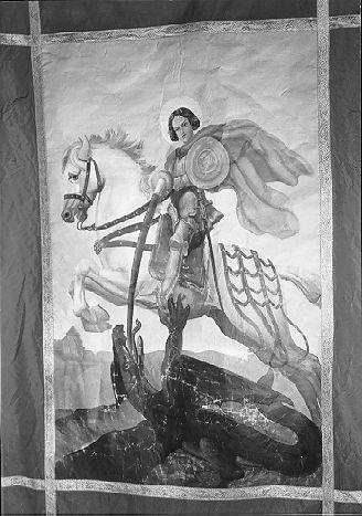 stendardo processionale di Battistini Luigi (sec. XX)