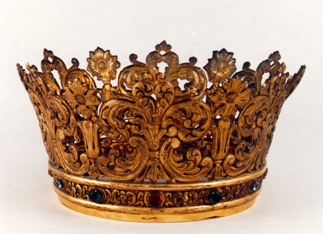 corona da statua - bottega siciliana (primo quarto sec. XX)