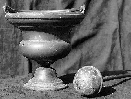 secchiello per l'acqua benedetta - ambito italiano (sec. XVIII)