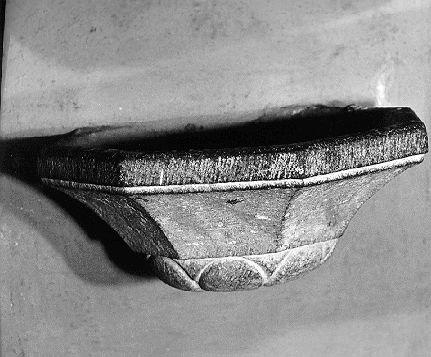 acquasantiera da parete - bottega toscana (sec. XVIII)