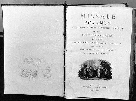 coperta di libro liturgico - bottega veneziana (sec. XIX)