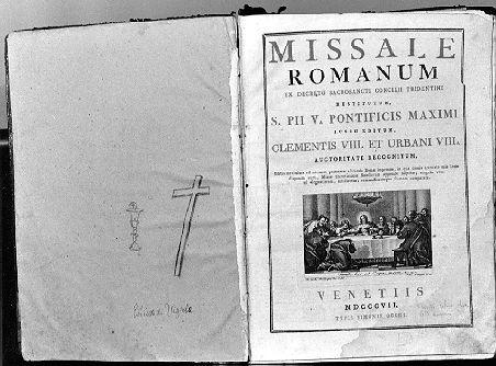 coperta di libro liturgico - bottega veneziana (sec. XIX)