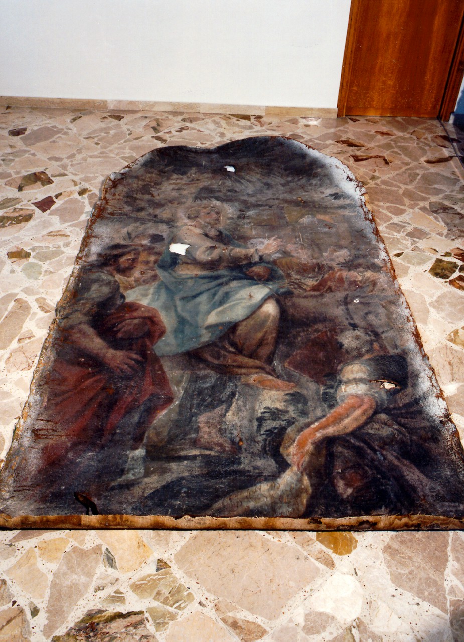 entrata di Cristo in Gerusalemme (dipinto) - ambito siciliano (Seconda metà sec. XVIII)